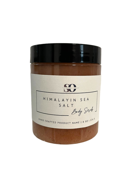 Pink Himalayan Sea Salt and Sugar Scrub